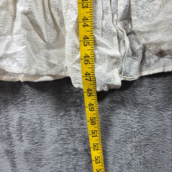 Intimately Free People See Me At Sunset Robe Kimono Lace Boho Cream Large K168 - Picture 9 of 13